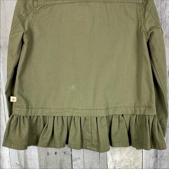 Kate Spade Girls Olive Ruffle Field Jacket Size 4Y - Picture 3 of 8